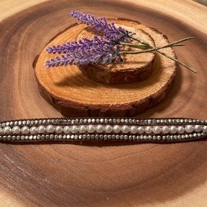 American eagle hemp and pearl bracelet brand new